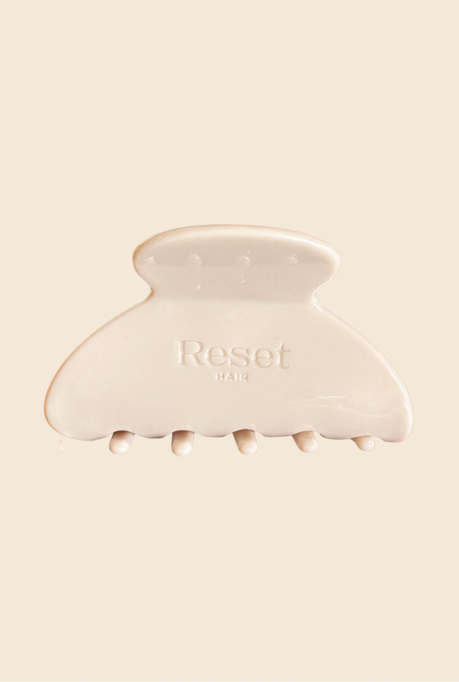 Reset Mini Claw Clip Cappuccino Cream